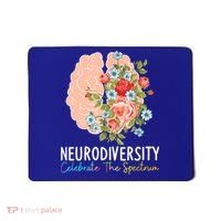 Neurodiversity Celebrate The Spectrum ADHD Brain Autism ASD Mousepad thumb 0