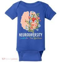 Neurodiversity Celebrate The Spectrum ADHD Brain Autism ASD Baby Bodysuit thumb 0
