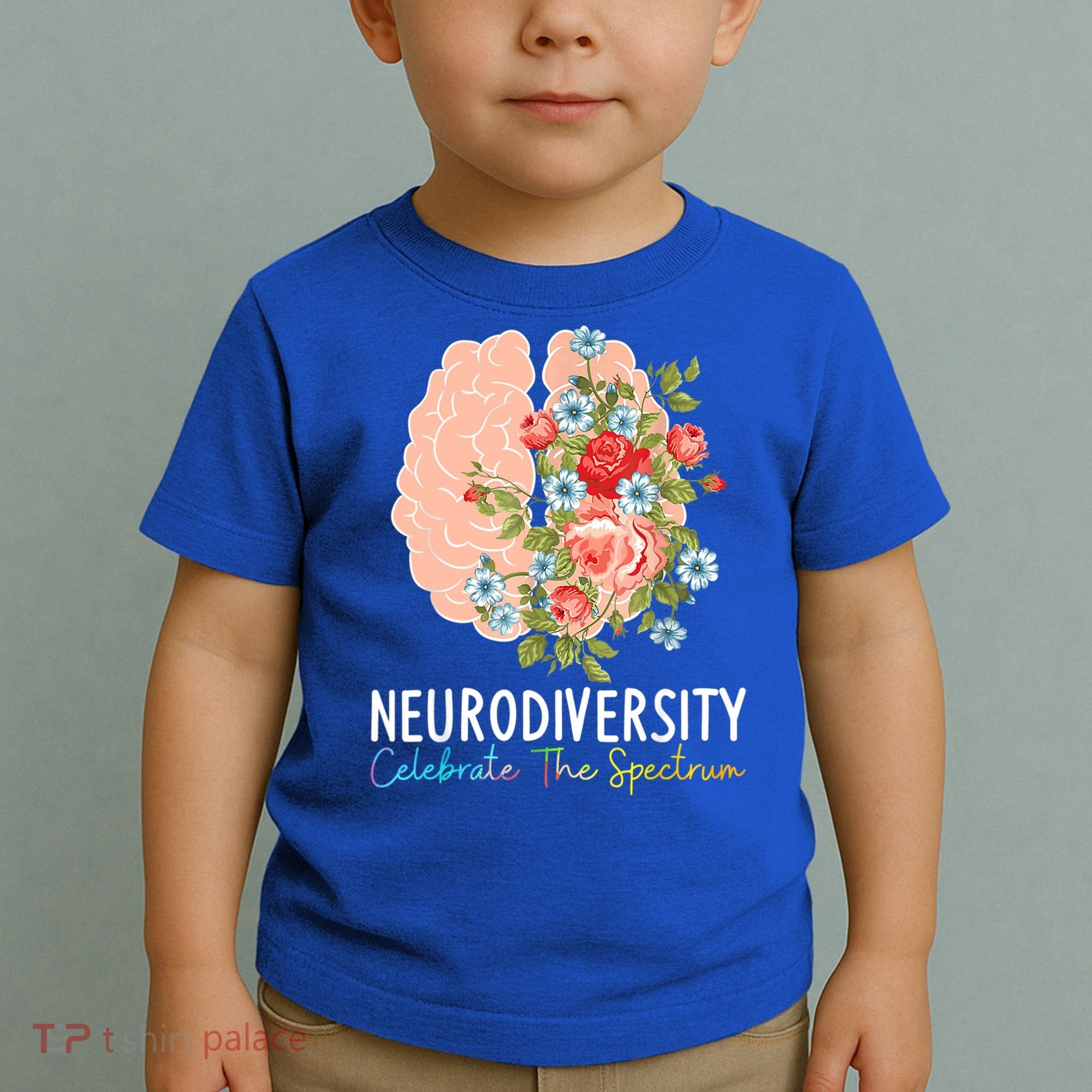 Neurodiversity Celebrate The Spectrum ADHD Brain Autism ASD Toddler T-Shirt