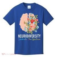 Neurodiversity Celebrate The Spectrum ADHD Brain Autism ASD Kids T-Shirt thumb 0