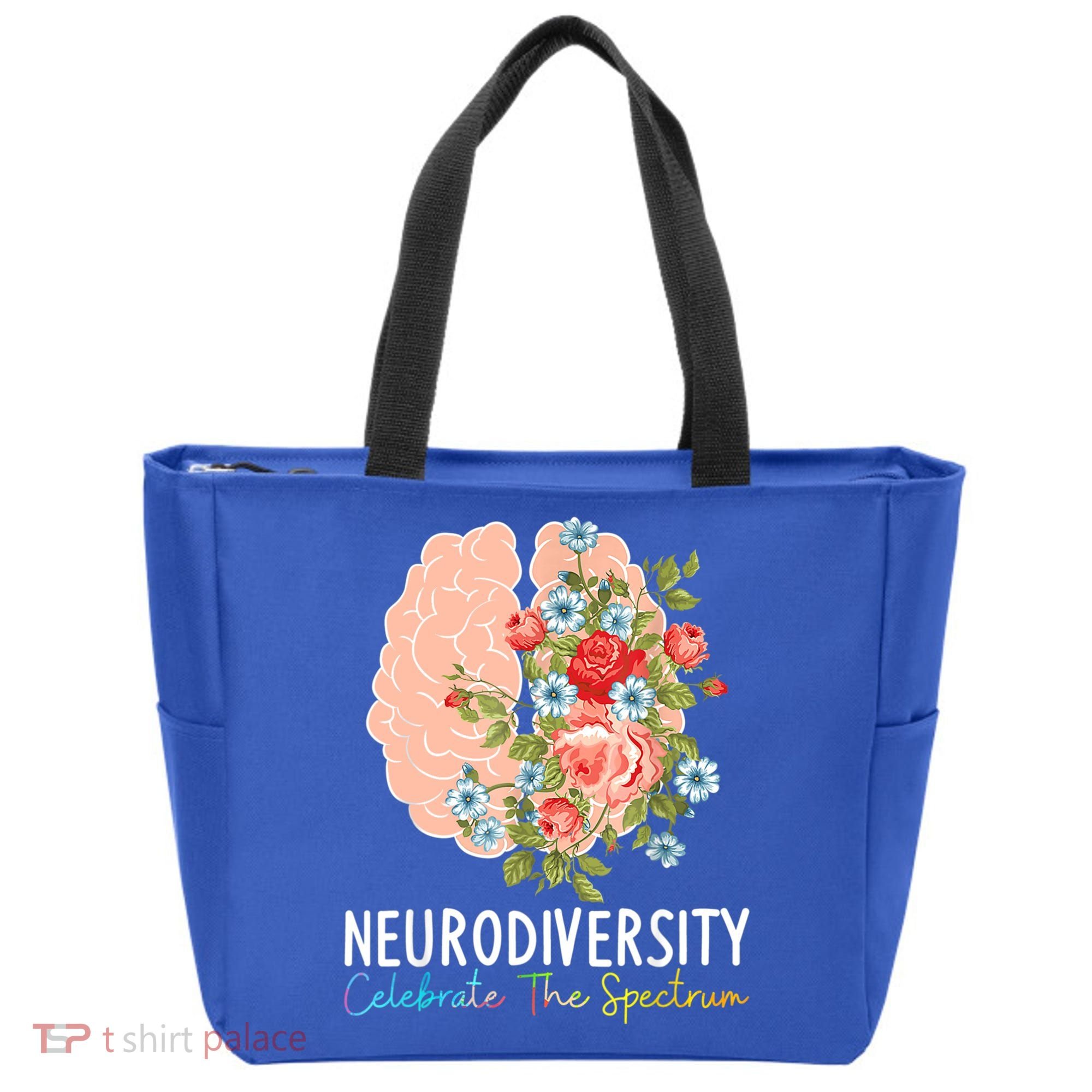 Neurodiversity Celebrate The Spectrum ADHD Brain Autism ASD Tote Bag