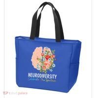 Neurodiversity Celebrate The Spectrum ADHD Brain Autism ASD Tote Bag thumb 3