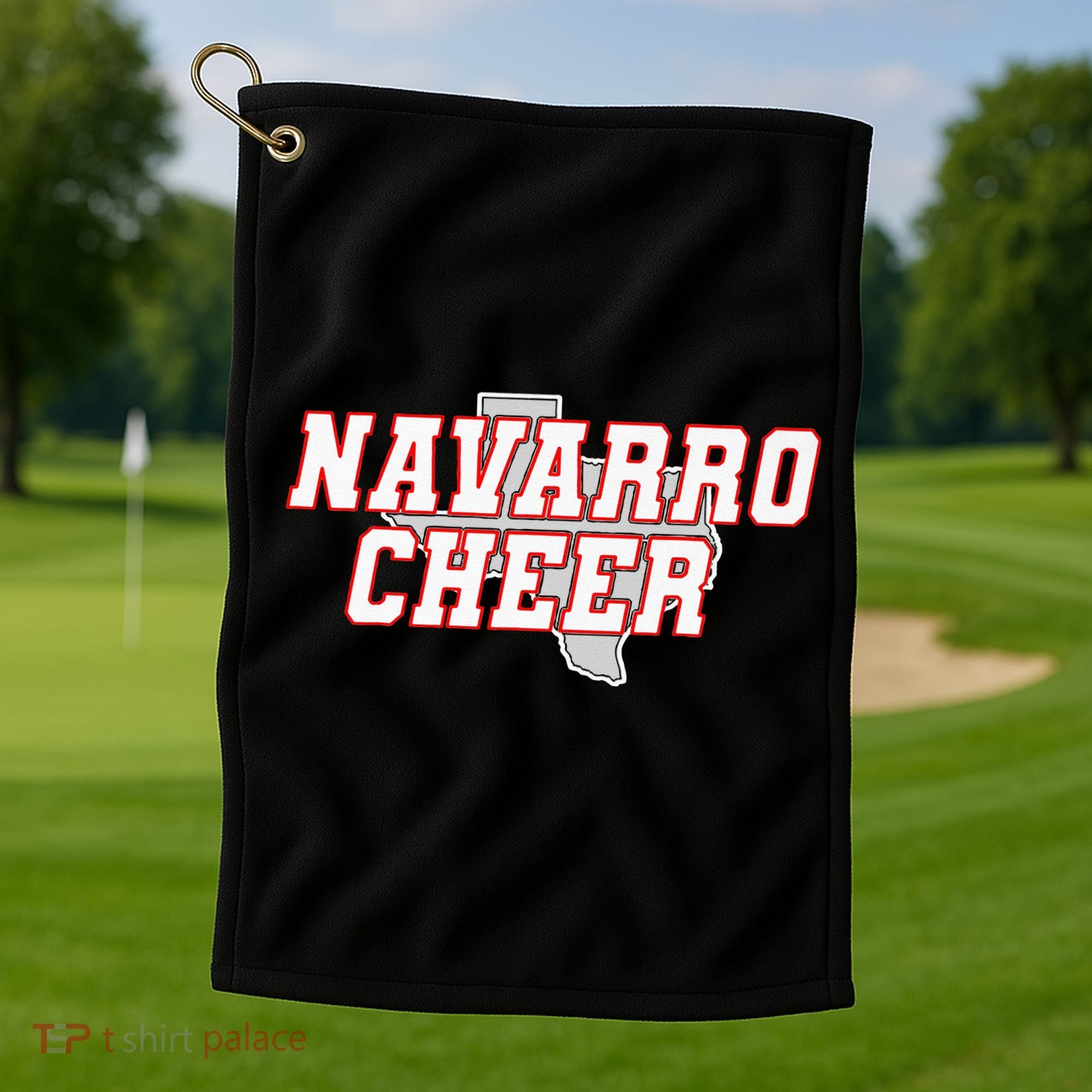 Navarro Cheer Texas Golf Towel