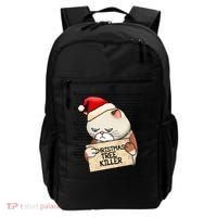 Naughty Christmas Tree Cat Gift Backpack thumb 0