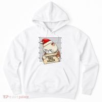 Naughty Christmas Tree Cat Gift Hoodie thumb 0