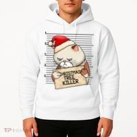 Naughty Christmas Tree Cat Gift Hoodie thumb 2