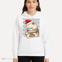 Naughty Christmas Tree Cat Gift Hoodie thumb 5