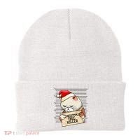 Naughty Christmas Tree Cat Gift Beanie thumb 0