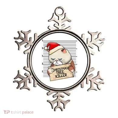 Naughty Christmas Tree Cat Gift Ornament