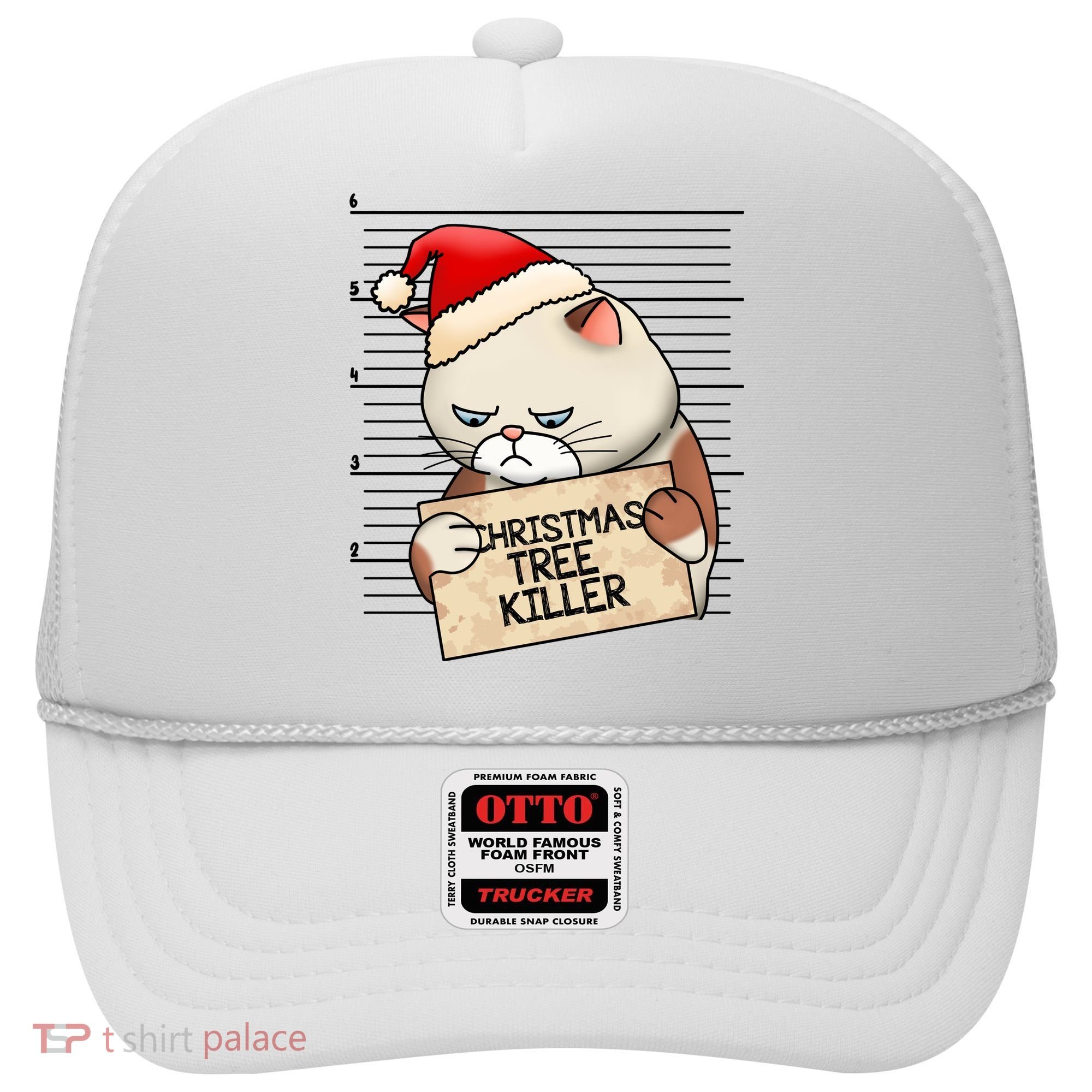 Naughty Christmas Tree Cat Gift Hat