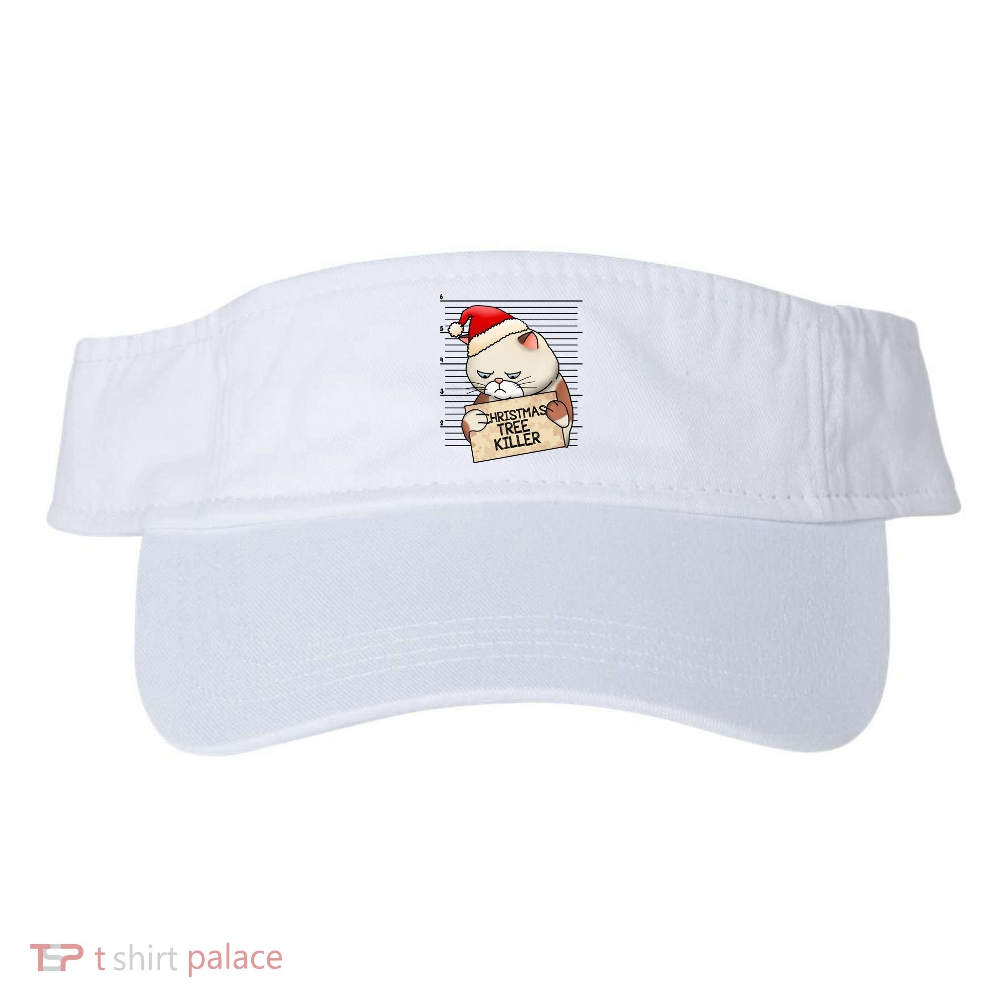 Naughty Christmas Tree Cat Gift Visor