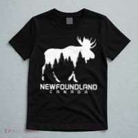Newfoundland Canada Vintage Pride Souvenir Moose Nature T-Shirt thumb 5
