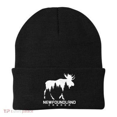 Newfoundland Canada Vintage Pride Souvenir Moose Nature Beanie