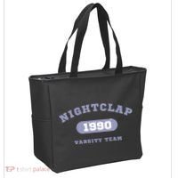 Night Clap Varsity Team Tote Bag thumb 2