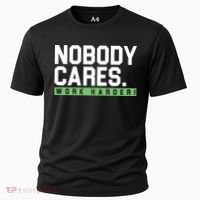 Nobody Cares Work Harder Cooling Performance Crew T-Shirt thumb 0