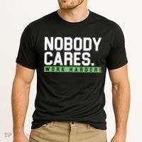 Nobody Cares Work Harder Cooling Performance Crew T-Shirt thumb 2