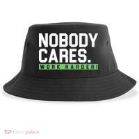 Nobody Cares Work Harder Sustainable Bucket Hat thumb 0