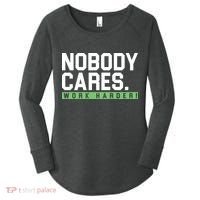 Nobody Cares Work Harder Women's Perfect Tri Tunic Long Sleeve Shirt thumb 0