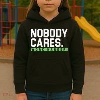 Nobody Cares Work Harder Kids Hoodie thumb 3