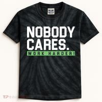 Nobody Cares Work Harder Kids Tie-Dye T-Shirt thumb 0