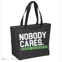 Nobody Cares Work Harder Tote Bag thumb 2