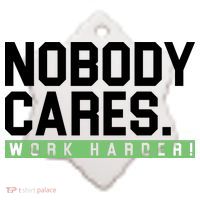 Nobody Cares Work Harder Ceramic Ornament thumb 2