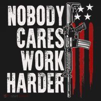 Nobody Cares Work Harder AR15 Owner American Flag Women's Hoodie thumb 2