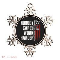 Nobody Cares Work Harder AR15 Owner American Flag Ornament thumb 0