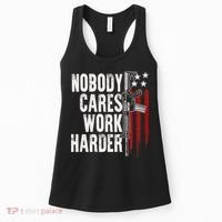 Nobody Cares Work Harder AR15 Owner American Flag Women's Tank Top thumb 0