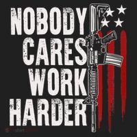 Nobody Cares Work Harder AR15 Owner American Flag Golf Towel thumb 3