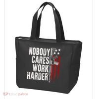 Nobody Cares Work Harder AR15 Owner American Flag Tote Bag thumb 3