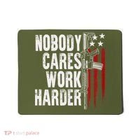 Nobody Cares Work Harder AR15 Owner American Flag Mousepad thumb 0