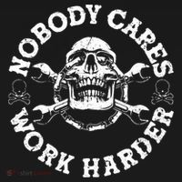 Nobody Cares Work Harder Skull Bucket Hat thumb 4