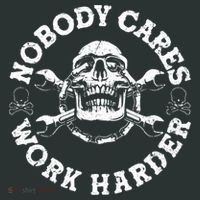 Nobody Cares Work Harder Skull Toddler T-Shirt thumb 4