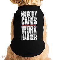 Nobody Cares Work Harder Personal Trainer Doggie Tank thumb 0