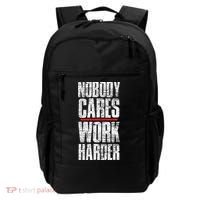 Nobody Cares Work Harder Personal Trainer Backpack thumb 0