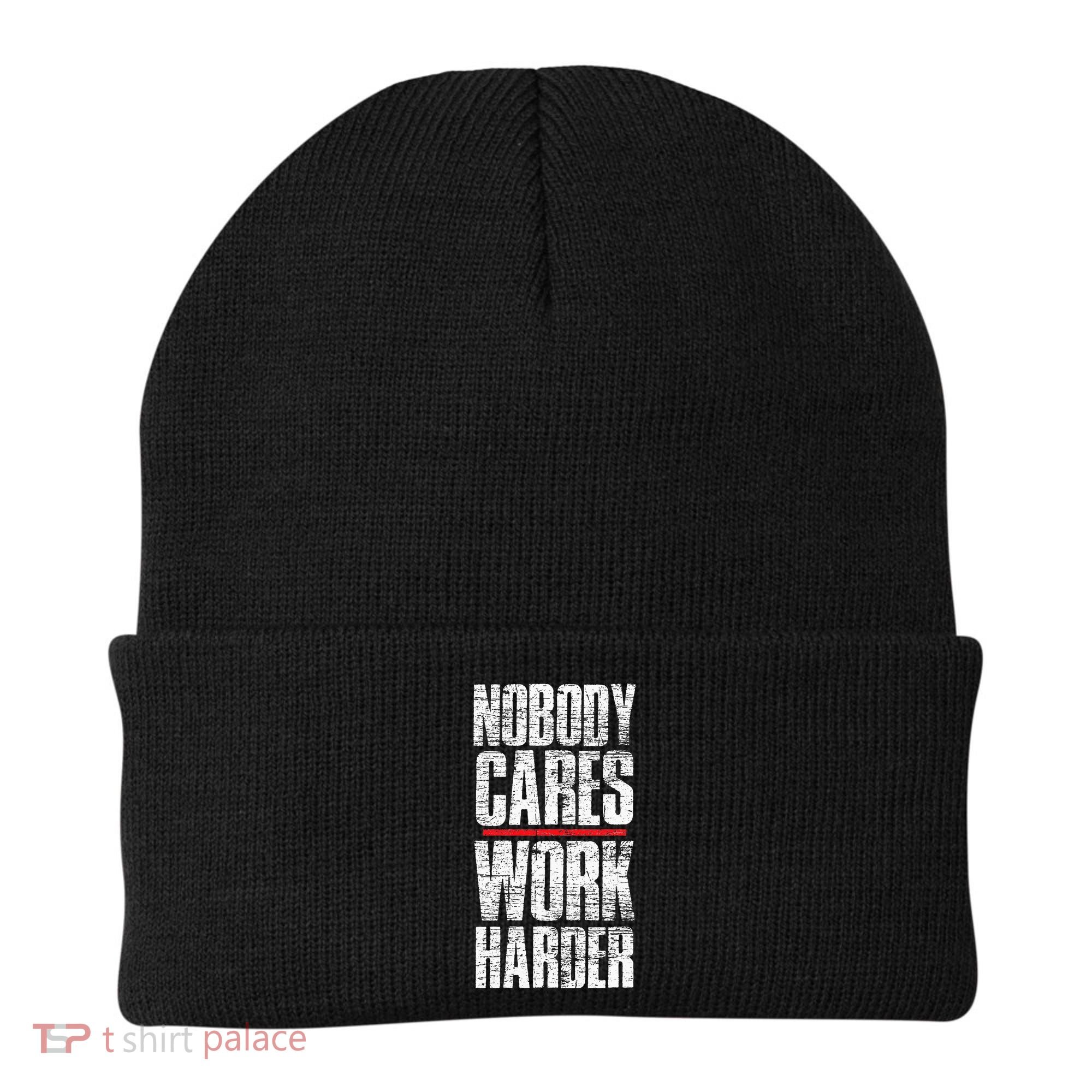 Nobody Cares Work Harder Personal Trainer Beanie