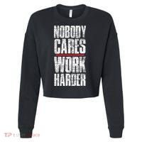 Nobody Cares Work Harder Personal Trainer Cropped Pullover Crew thumb 0