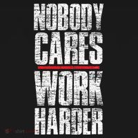 Nobody Cares Work Harder Personal Trainer Cropped Pullover Crew thumb 4