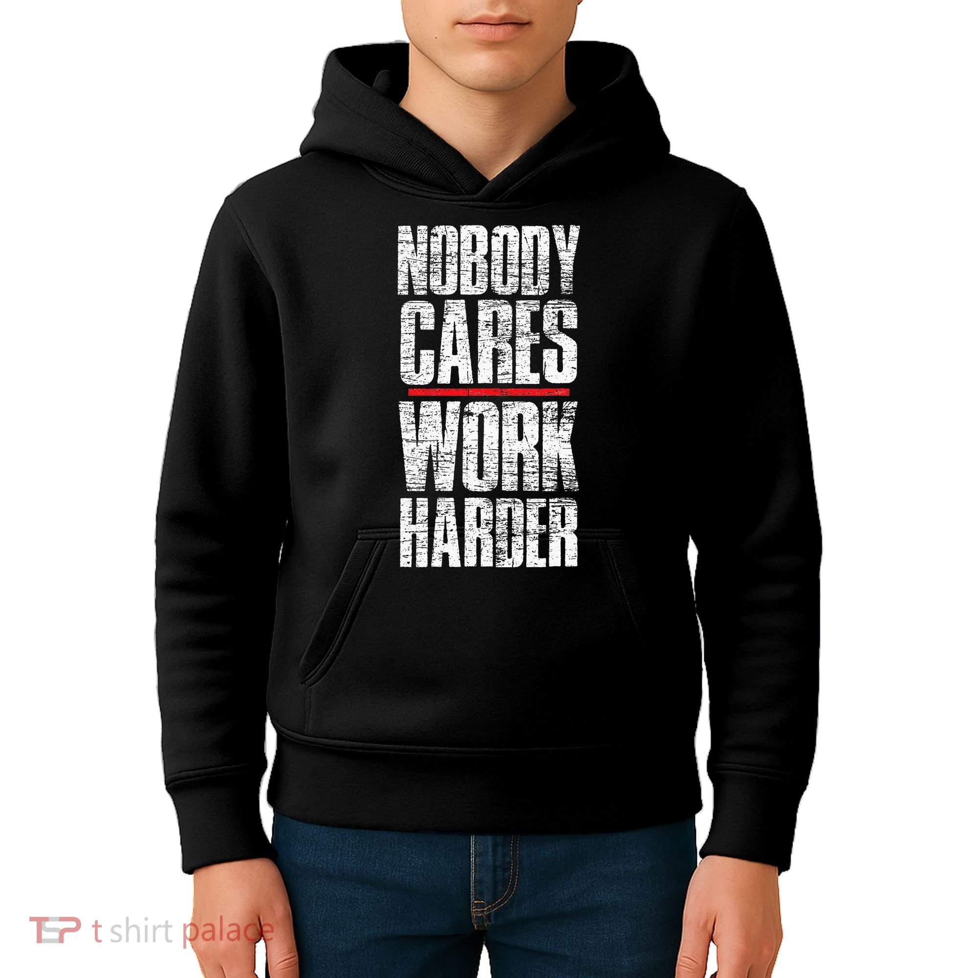 Nobody Cares Work Harder Personal Trainer Kids Hoodie