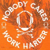 Nobody Cares Work Harder Wrestling Headgear Skull Bones Kati Licensed 12" Camo Cuffed Beanie thumb 2