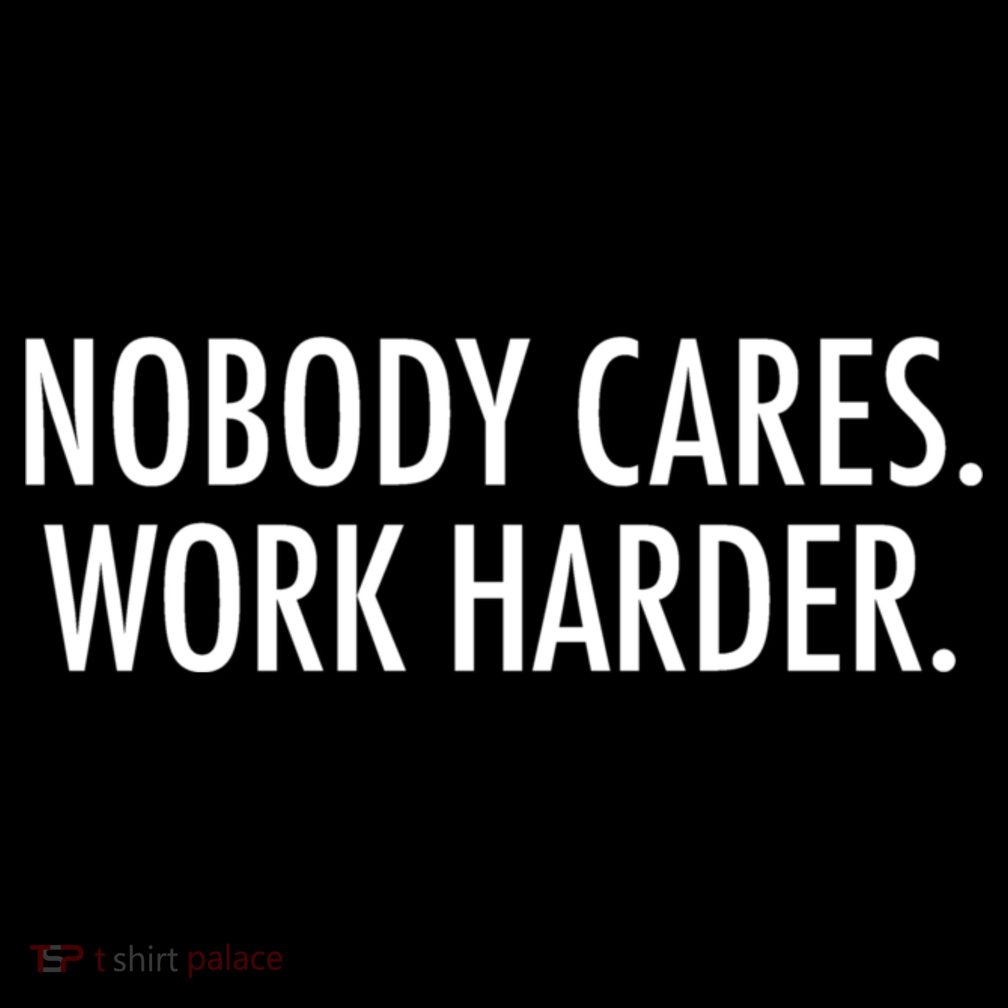 Nobody Cares Work Harder Doggie Tank