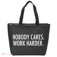 Nobody Cares Work Harder Tote Bag thumb 0