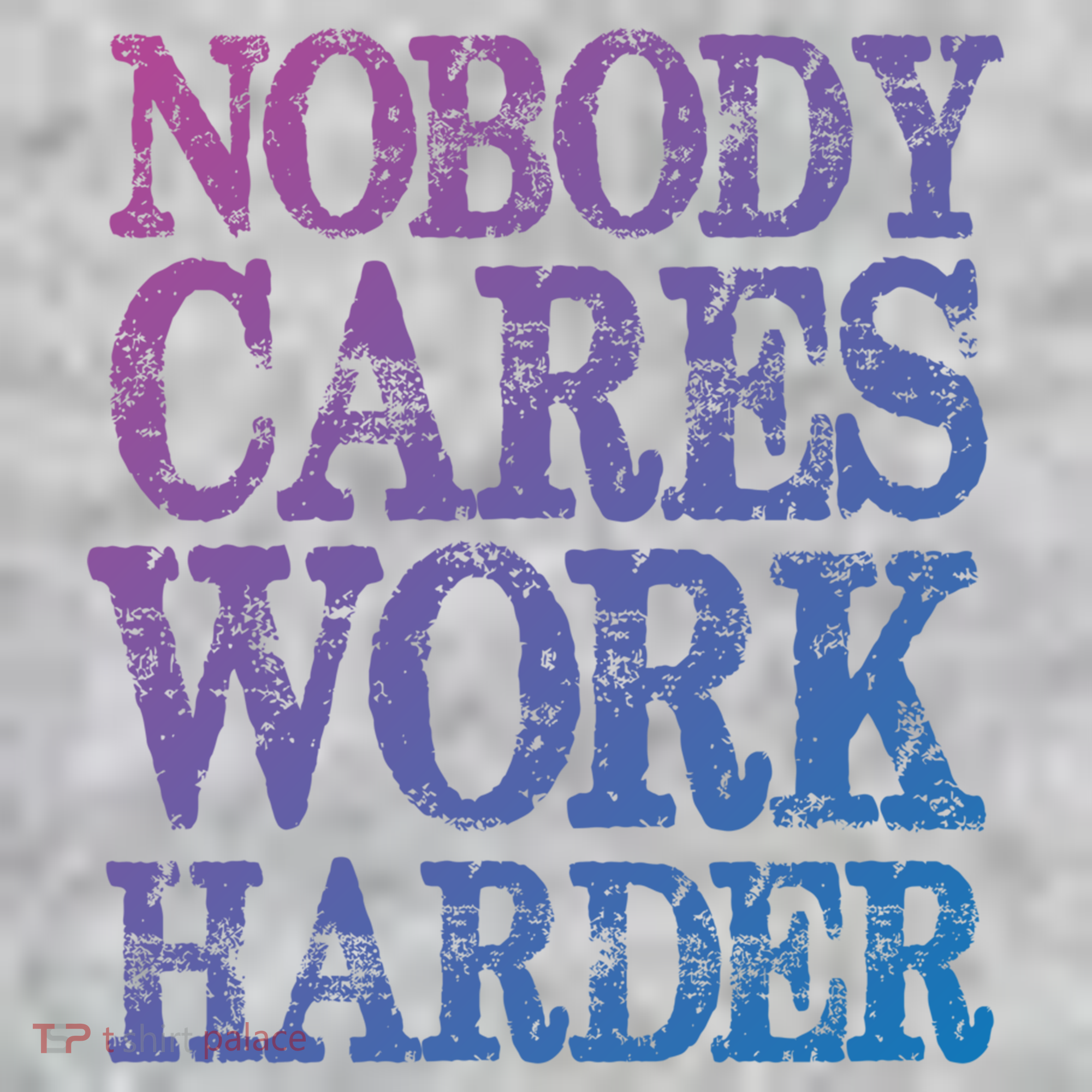 Nobody Cares Work Harder Motivational Quote Gift The Baniff Cuffed Pom Beanie