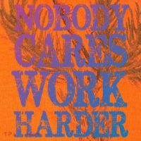 Nobody Cares Work Harder Motivational Quote Gift Kati Licensed 12" Camo Cuffed Beanie thumb 2