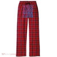 Nobody Cares Work Harder Motivational Quote Gift Women's Flannel Plaid Pajama Pants thumb 0
