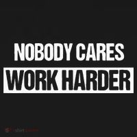 Nobody Cares Work Harder Fitness Workout Gym Gift Visor thumb 3