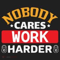 Nobody Cares Work Harder Tumbler thumb 3