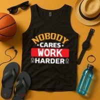 Nobody Cares Work Harder Tank Top thumb 4