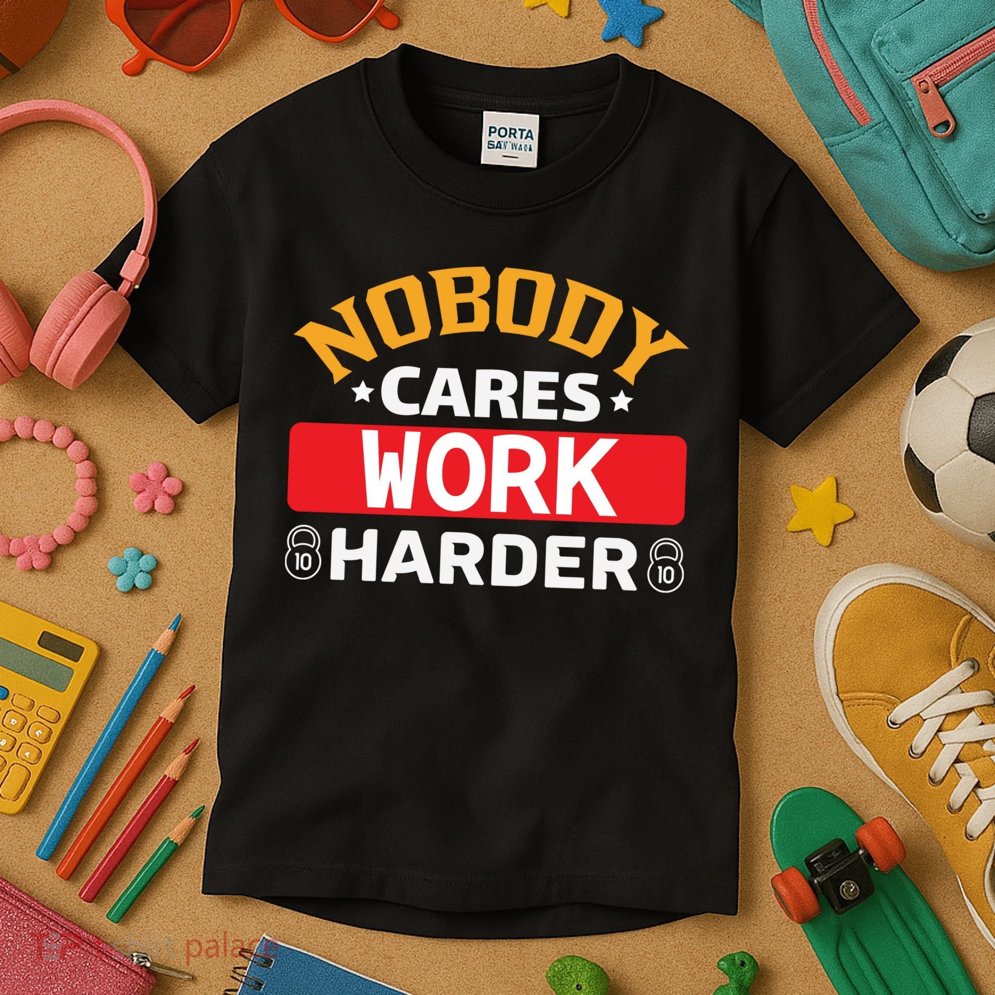 Nobody Cares Work Harder Kids T-Shirt